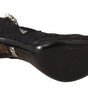 Escarpins à talons aiguilles élégants en dentelle noire Dolce &amp; Gabbana
