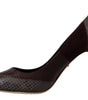 Escarpins à talons en cuir exotique multicolore Dolce &amp; Gabbana