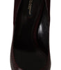 Escarpins à talons en cuir exotique multicolore Dolce &amp; Gabbana