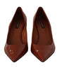 Escarpins élégants à talons en cuir verni Dolce &amp; Gabbana