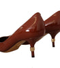 Escarpins élégants à talons en cuir verni Dolce &amp; Gabbana