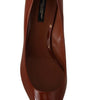 Escarpins élégants à talons en cuir verni Dolce &amp; Gabbana