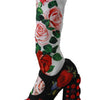 Dolce & Gabbana Floral Embellished Socks Boots
