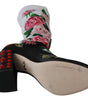 Dolce & Gabbana Floral Embellished Socks Boots