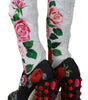 Dolce & Gabbana Floral Embellished Socks Boots
