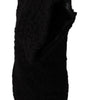 Dolce & Gabbana Elegant Black Mid-Calf Viscose Boots