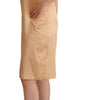 Moschino Elegant One-Sleeve Beige Shift Dress