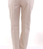 Dolce & Gabbana Elegant Beige Regular Fit Cotton Pants