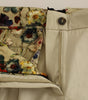 Dolce & Gabbana Elegant Beige Regular Fit Cotton Pants