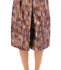 Dolce &amp; Gabbana Elegant Floral Silk Full Skirt