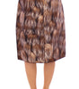 Dolce &amp; Gabbana Elegant Floral Silk Full Skirt