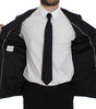 Dolce &amp; Gabbana Chic Gray Striped Wool Blazer Jacket
