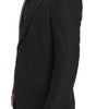 Dolce &amp; Gabbana Elegant Gray Linen Slim Fit Blazer and Vest