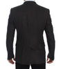 Dolce &amp; Gabbana Elegant Gray Linen Slim Fit Blazer and Vest