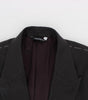 Dolce &amp; Gabbana Elegant Gray Linen Slim Fit Blazer and Vest