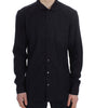 Dolce & Gabbana Elegant Purple Striped Cotton Nightshirt
