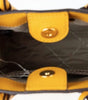 Michael Kors Mercer XS Honeycomb Gold Signature PVC North South Shopper Crossbody Bag
