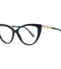 Swarovski Elegant Black Cat Eye Designer Eyeglasses