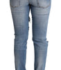 Dolce &amp; Gabbana Chic Distressed Denim Skinny Jeans
