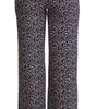 Michael Kors Black High Waist Printed Straight Pants