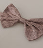 Dolce &amp; Gabbana Elegant Silk Gray Bow Tie - Men's Formalwear