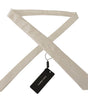 Dolce &amp; Gabbana Elegant White Silk Men's Tie