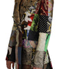 Dolce & Gabbana Elegant Multicolor Patchwork Blazer Jacket