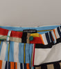 Dolce &amp; Gabbana Elegant High Waist Striped Trousers