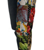 Dolce &amp; Gabbana Patchwork Jacquard Denim Relaxed Jeans