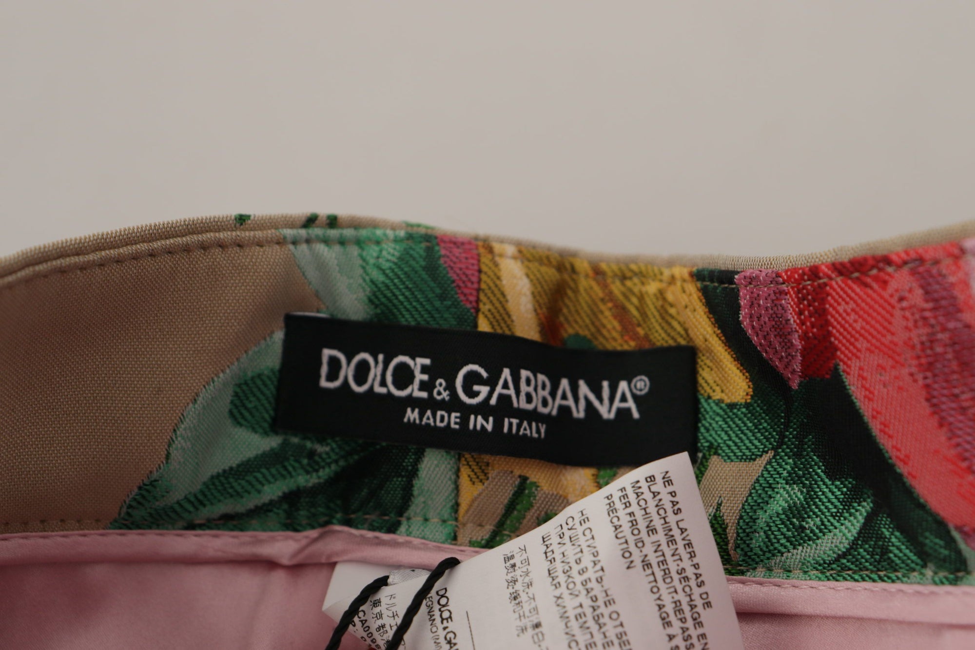 Dolce &amp; Gabbana Floral High-Waist Dress Pants