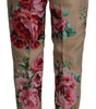 Dolce &amp; Gabbana Floral High-Waist Dress Pants
