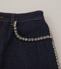Short taille haute chic Dolce & Gabbana avec détails en cristal