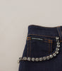 Short taille haute chic Dolce & Gabbana avec détails en cristal