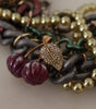 Dolce & Gabbana Sicilian Elegance Gold-Tone Statement Necklace