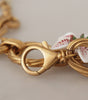 Dolce & Gabbana Elegant Gold Lilly Flower Pendant Necklace