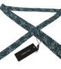 Dolce & Gabbana Blue Circle Fantasy Print Silk Adjustable Accessory Tie