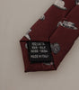 Dolce &amp; Gabbana Maroon Elegance Silk Tie