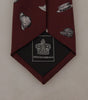 Dolce &amp; Gabbana Maroon Elegance Silk Tie