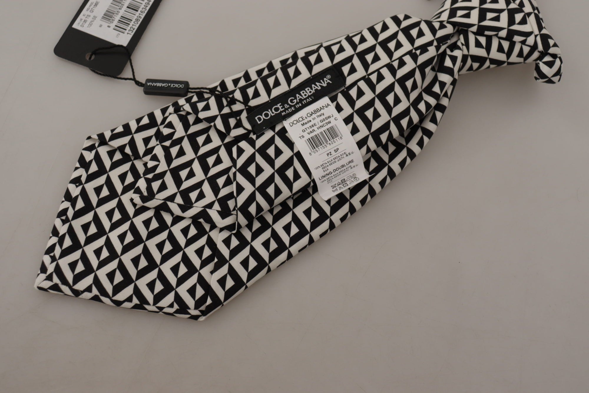 Dolce &amp; Gabbana Elegant Silk Black Tie for the Dapper Gentleman