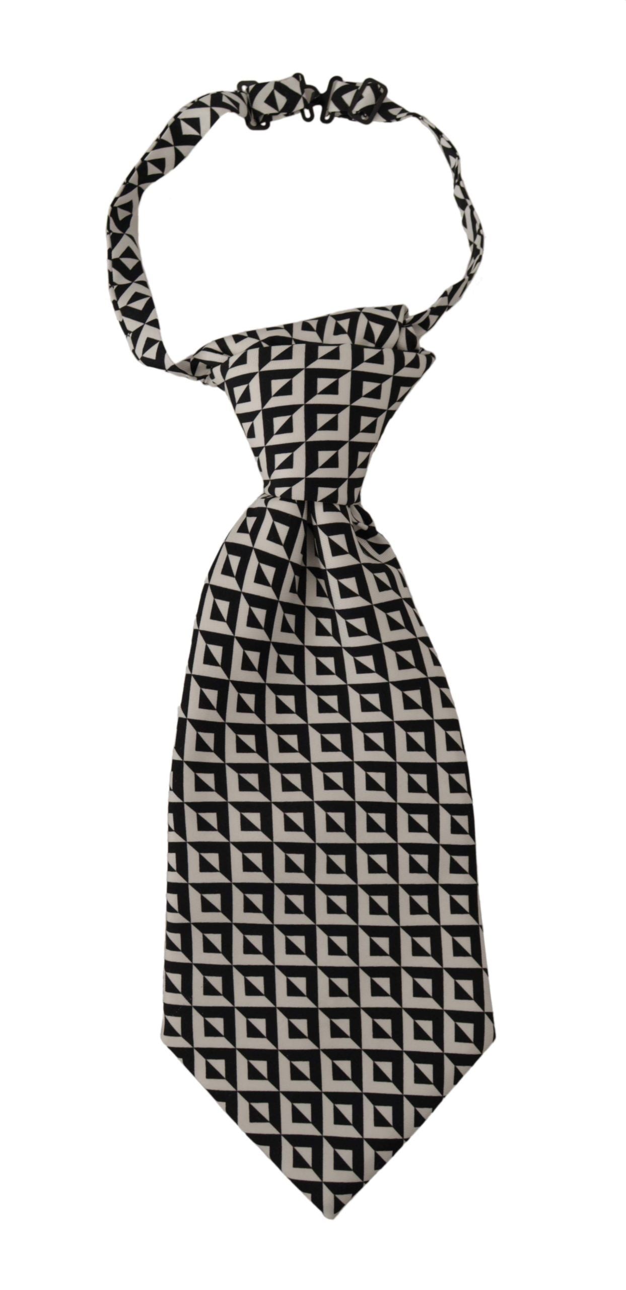 Dolce &amp; Gabbana Elegant Silk Black Tie for the Dapper Gentleman