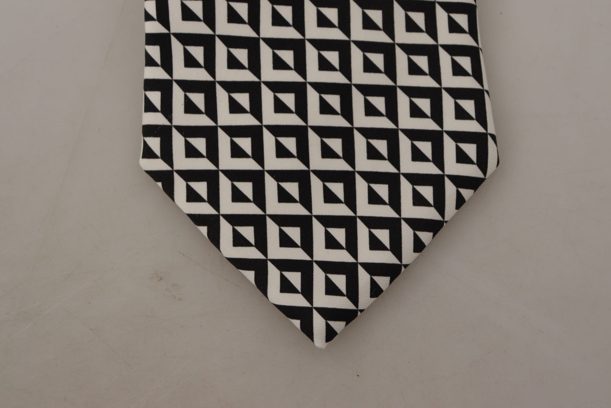 Dolce &amp; Gabbana Elegant Silk Black Tie for the Dapper Gentleman