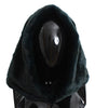 Dolce & Gabbana Exclusive Green Weasel Fur Hooded Scarf