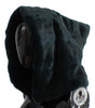 Dolce & Gabbana Exclusive Green Weasel Fur Hooded Scarf