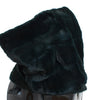 Dolce & Gabbana Exclusive Green Weasel Fur Hooded Scarf