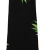 Dolce & Gabbana Black Pineapple Print Necktie Accessory Tie