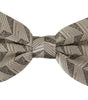 Dolce & Gabbana Gray 100% Silk Adjustable Neck Papillon Bow Tie