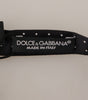 Dolce & Gabbana Black White Polka Dot 100% Silk Neck Papillon Tie