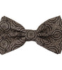 Dolce &amp; Gabbana Elegant Silk Black &amp; White Bow Tie