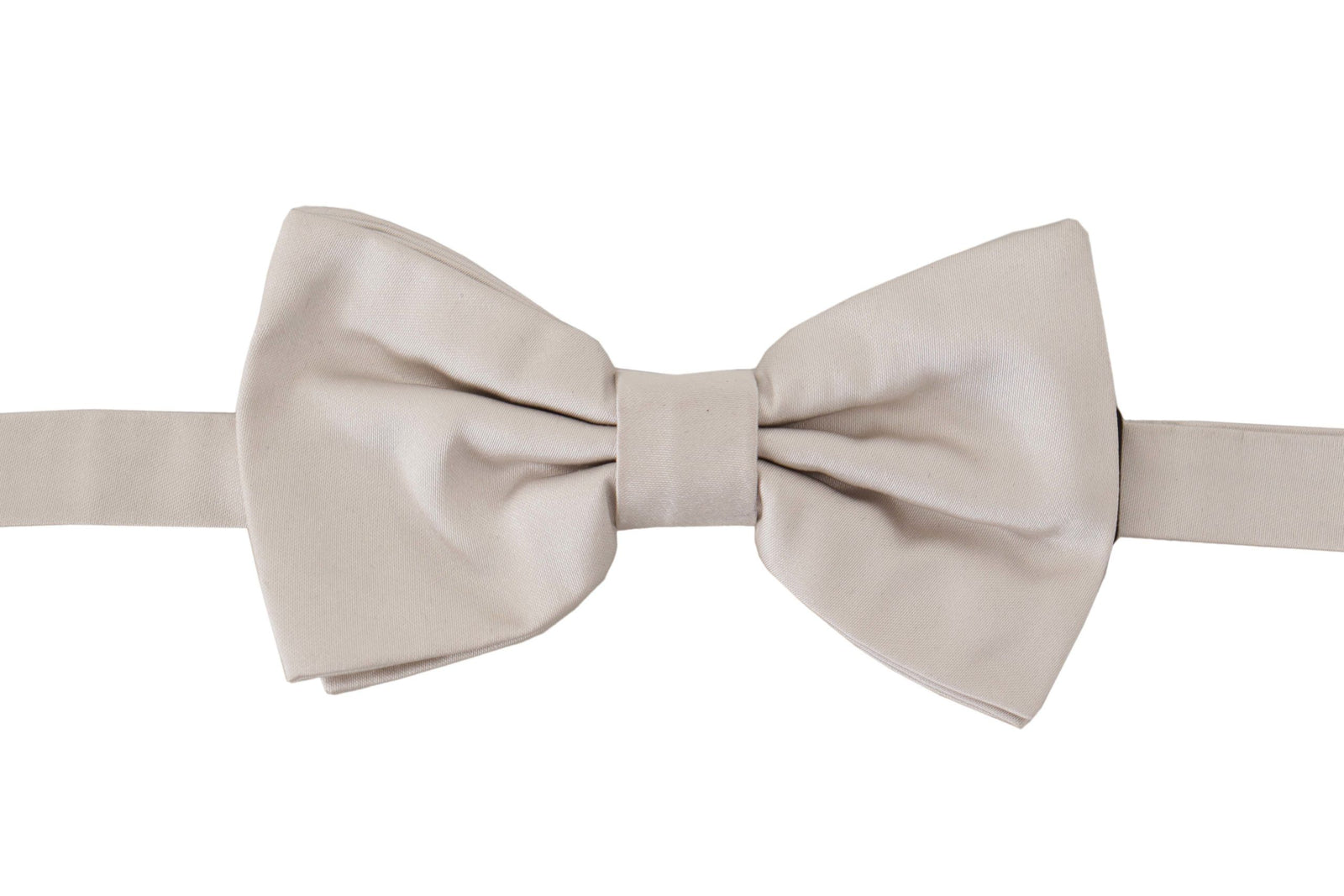 Dolce &amp; Gabbana Exquisite Silk Gray Bow Tie