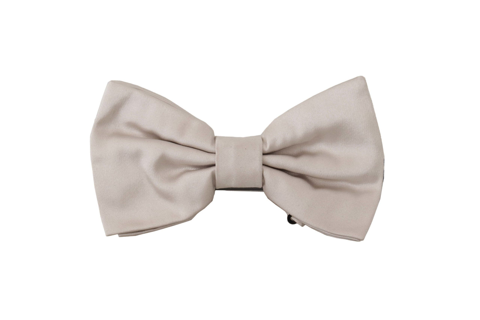Dolce &amp; Gabbana Exquisite Silk Gray Bow Tie
